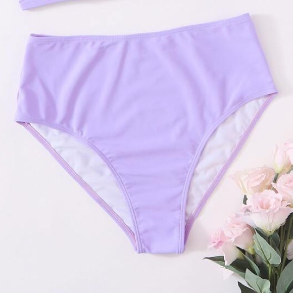 Shein Purple Bathing Suit Set - Picture 2 of 2